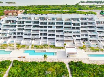 Departamento de 4 habitaciones, Telchac Puerto · Depto. de Lujo Frente Al Mar con Alberca Privada en Telchac Yucatan