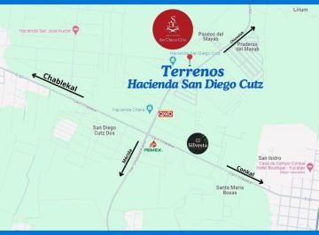 Ubicación · Terreno en Venta en San Diego Cutz, Mérida
