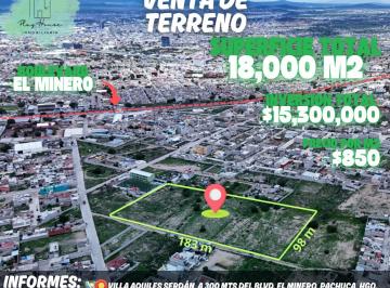 Terreno / Lote Venta  · Super Oferta, No Es Ejido, Gran Terreno en Pachuca, Hgo.
