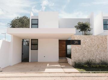 Casa · 215m² · 3 Recámaras · 2 Estacionamientos · Hermosa Casa en Venta en Conkal, Mérida, Yucatan 3 Recamaras - Arbelia