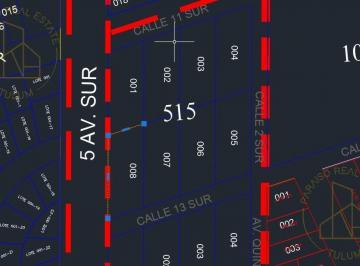 Terreno / Lote · 1150m² · Lote Frente 5a Av Tulum de 1150 m² Mnz 515 Lt 8
