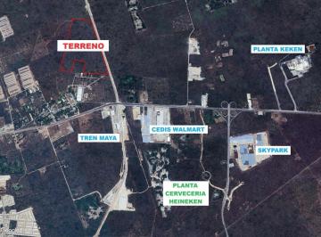 Terreno / Lote · 561970m² · Terreno 56 Ha Carretera a Cancún, Cerca Cedis Walmart, Tren Maya, Skypark, Planta Heineken, Etc.
