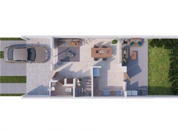 Casa · 137m² · 3 Recámaras · 2 Estacionamientos · Casa en Venta en Privada con Amenidades en Carretera Rio Verde