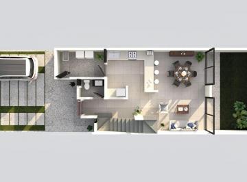 Casa · 116m² · 3 Recámaras · 2 Estacionamientos · Casa en Venta en Privada con Amenidades Carretera Rio Verde