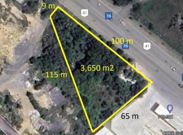 Terreno / Lote · 3650m² · Terreno Sobre Carretera Benito Juárez - Cadereyta Nuevo León