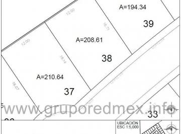 Terreno / Lote , Querétaro · Lote 38, Fraccionamiento La Vista Residencial, Condominio Magdala