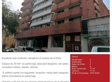 Local comercial , Cuauhtémoc · Propiedad con Uso de Suelo Mixto Ideal Para Adaptar un Departamento, Bodega, Despacho, Consultorio