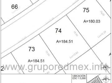 Terreno / Lote , Querétaro · Lote 74, Fraccionamiento La Vista Residencial, Condominio Magdala