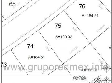 Terreno / Lote , Querétaro · Lote 75, Fraccionamiento La Vista Residencial, Condominio Magdala