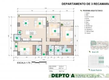 Departamento · 116m² · 3 Recámaras · 2 Estacionamientos · Departamento en Pre Venta, 3 Recámaras, 25 Amenidades, Av Huayacán, Sm 312, Cancún