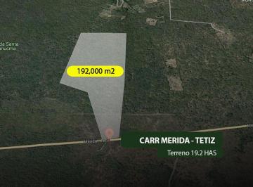 Terreno / Lote , Mérida · Terreno Industrial en Venta en Carr Merida - Tetiz
