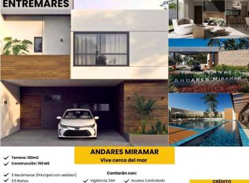 Casa · 150m² · 3 Recámaras · 1 Estacionamiento · Casas en Preventa en Andares Miramar, Ciudad Madero