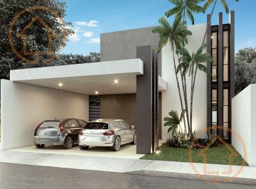 Casa · 276m² · 4 Recámaras · 2 Estacionamientos · Elegante y Moderna Casa en Cholul.