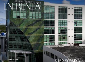 Oficina · 305m² · 13 Recámaras · 5 Estacionamientos · Oficina de 305 m² Tulum Trade Center en Renta Cancún