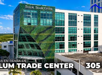 Oficina · 305m² · 13 Recámaras · 5 Estacionamientos · Oficina de 305 m² en Renta Tulum Trade Center, Cancún