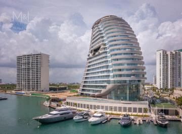 Departamento · 122m² · 1 Recámara · 2 Estacionamientos · Departamento en Venta Cancún Shark Tower 1 Recámara y Estudio, Puerto Cancún