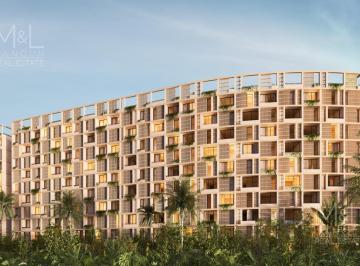 Departamento · 77m² · 2 Recámaras · 2 Estacionamientos · Departamento en Venta 2 Recámaras 77 m², Okun Living en Cancún
