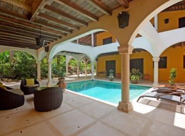 Patios y Piscina · Casa en Los Arboles Tulum