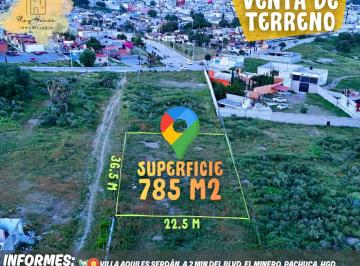 Terreno / Lote , Pachuca · Terreno en Venta 785 m², a 2 Min del Blvd. Minero, Pachuca, Hidalgo