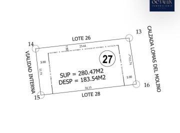 Terreno / Lote · 280m² · Terreno en Residencial El Molino