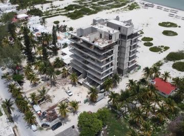 Departamento · 114m² · 2 Recámaras · 1 Estacionamiento · Departamento en Venta de 2 Recamaras Frente Al Mar de Sisal, Yucatan - Rosa Palmar Piso 4 Mod a