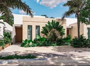 Casa · 121m² · 3 Recámaras · 2 Estacionamientos · Casa de un Piso, en Preventa en Chelem, Yucatán.