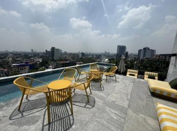 Departamento de 1 habitación, Cuauhtémoc · Estudio 40 m² Amueblado Roma Norte con Amenidades