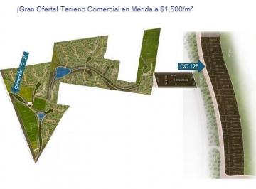 Terreno comercial , Progreso · Oferton! Terreno Comercial en Mérida $1500 m²