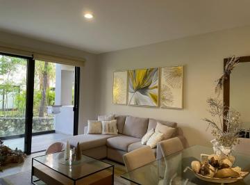 Sala · Departamento en Renta en Lagunas Mayakoba, Playa del Carmen