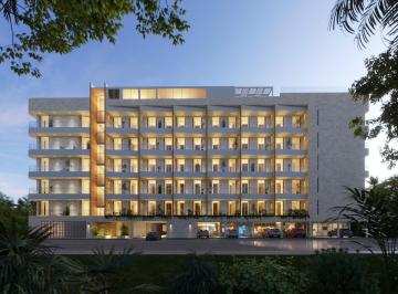 Departamento de 3 habitaciones, Puerto Morelos · Departamento con Rooftop y Alberca Común en Venta, Frente Al Mar, Puerto Morelos