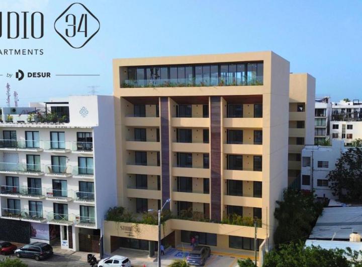Desarrollo vertical , Solidaridad · Reventa de Departamento Studio 34 By Desur en El Centro de Playa del Carmen