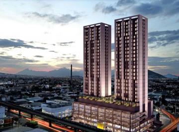 Departamento de 2 habitaciones, Monterrey · Departamento Torre Colonia 68 m 2 Bano 2 Rec Centro Mty con Balcon Ubicacion