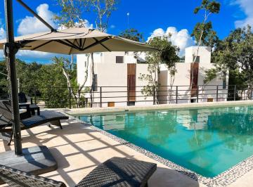 Departamento · 200m² · 3 Recámaras · 1 Estacionamiento · Villas en Renta en Tulum por Holistika