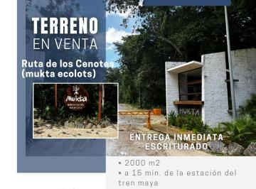 Terreno / Lote · 2000m² · Terreno en Ruta de Los Cenotes