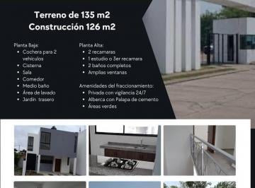 Casa · 126m² · 3 Recámaras · 2 Estacionamientos · Casa en Pre Venta Fraccionamiento Antara, Nacajuca, Tabasco