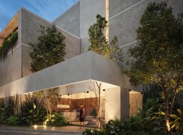 Acceso a Recepción · Departamento en Venta de 2 Recámaras en Conkal, Mérida