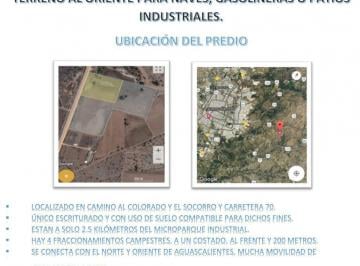 Terreno / Lote · 30000m² · Terreno 30,000 m² Al Oriente Para Vivienda Naves Gasolinera o Patios Industriales