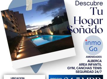 Departamento · 115m² · 2 Recámaras · 2 Estacionamientos · Estrena, Departamento Lujo Cancun Aqua, 4.5 Mdp Venta