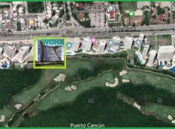 Departamento · 117m² · 2 Recámaras · 2 Estacionamientos · Departamento 2 Recámaras en Pre Venta a Estrenar, Woha Puerto Cancún, Av Bonampak.