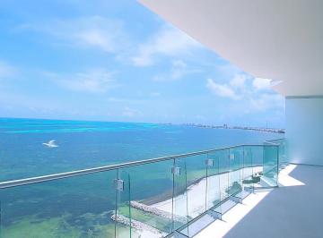 Departamento · 214m² · 2 Recámaras · 2 Estacionamientos · Departamento Frente Al Mar, 2 Recámaras en Sls, Novo Cancún, Puerto Cancún