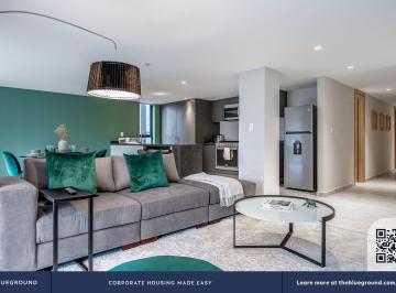 Departamento de 2 habitaciones, Miguel Hidalgo · Polanco Depa Amueblado 2 Recamaras 2 Baños, Security 24/7 Estacionamiento