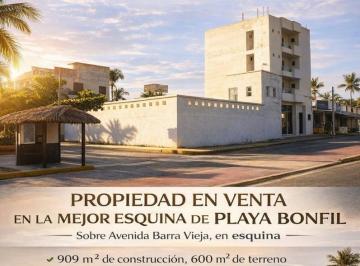 Edificio · 909m² · 12 Recámaras · 1 Estacionamiento · Hotel Playa Bonfil Acapulco