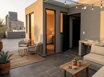 Departamento · 73m² · 2 Recámaras · 1 Estacionamiento · Cuauhtémoc. Calle Río Grijalva 48. Venta Departamento con Roof Garden Privado
