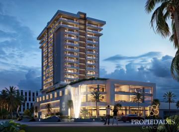 Departamento de 1 habitación, Benito Juárez · Departamentos en Venta Residencial Live Cuore, Cumbres Cancún