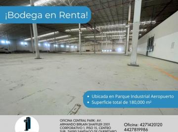 Nave industrial , Querétaro · Nave Industrial en Renta en Parque Industrial Aeropuerto 15000 m²