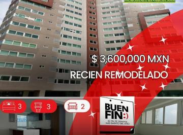 Departamento · 150m² · 3 Recámaras · 2 Estacionamientos · Departmento Remodelado en Venta en Torre San Sebastian