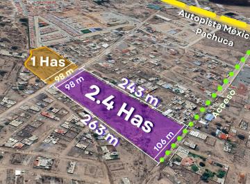 Terreno / Lote , Pachuca · Terreno en Venta en Pachuca Hidalgo de 3.5 Héctareas a 500 m de La Autopista México Pachuca