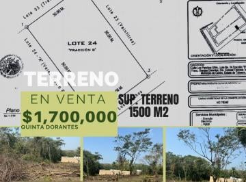 Terreno / Lote · 1500m² · Terreno en Venta 1500 m² Coronel Traconis Zona Aeropuerto