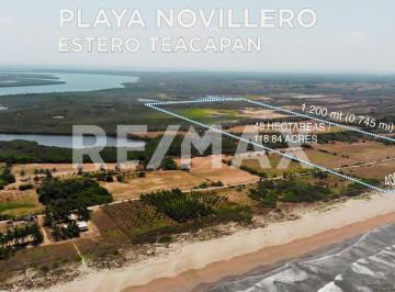Terreno / Lote · 101m² · 2 Recámaras · 1 Estacionamiento · Venta Terreno Predio Proyecto Turístico o Residencial en Playa Novillero, Nayarit (400 Mt. X 1,200 m