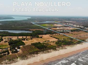 Terreno / Lote · 101m² · 2 Recámaras · 1 Estacionamiento · Venta Terreno Predio Proyecto Turístico o Residencial en Playa Novillero, Nayarit (400 Mt. X 1,200 m